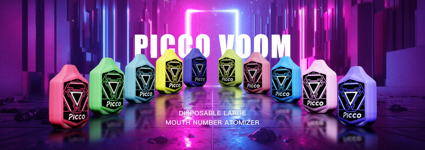picco voom vape with multi colors for choose