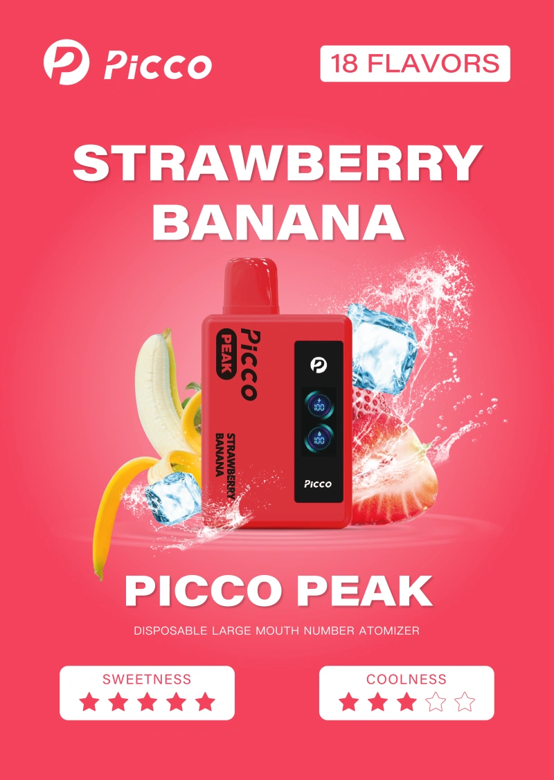 picco peak vape - strawberry banana flavor