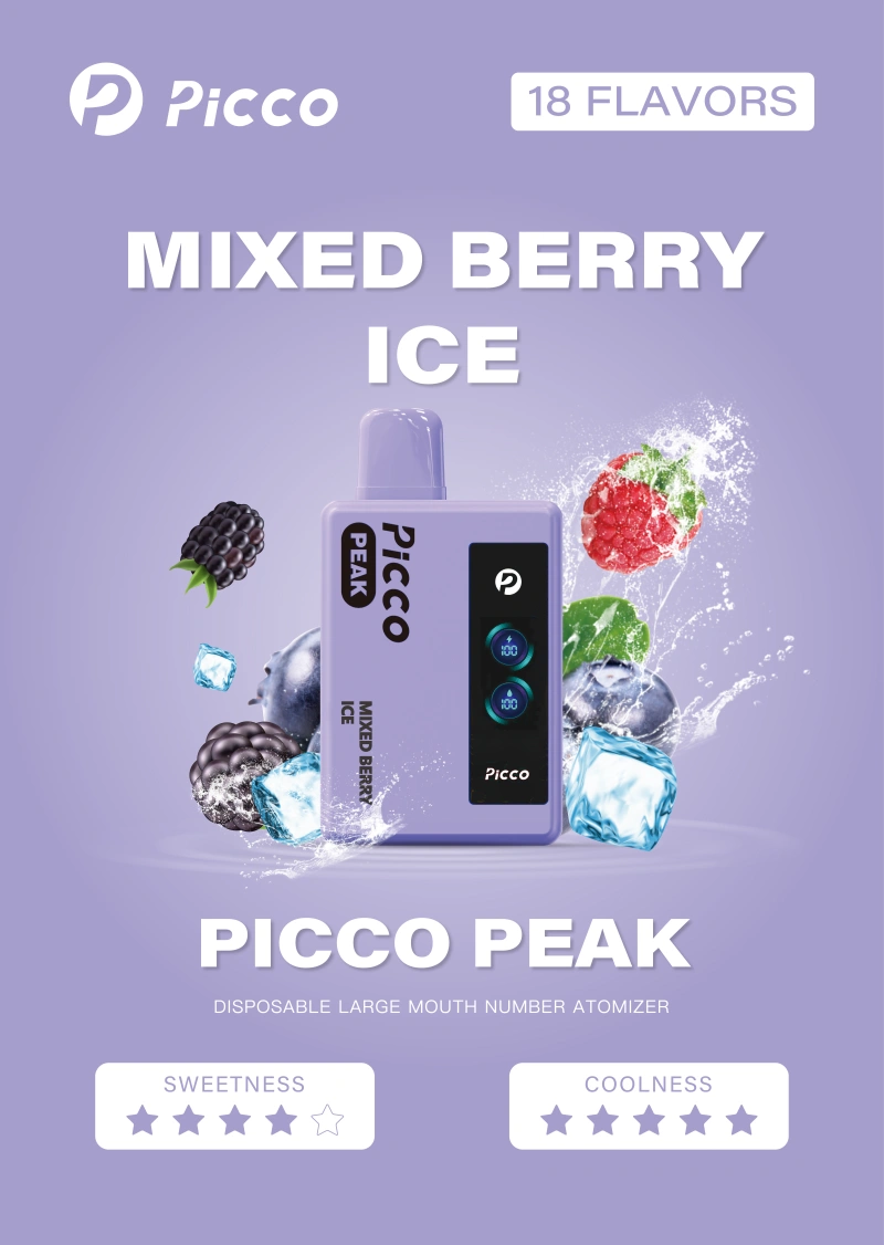 picco peak vape - mixed berry ice flavor