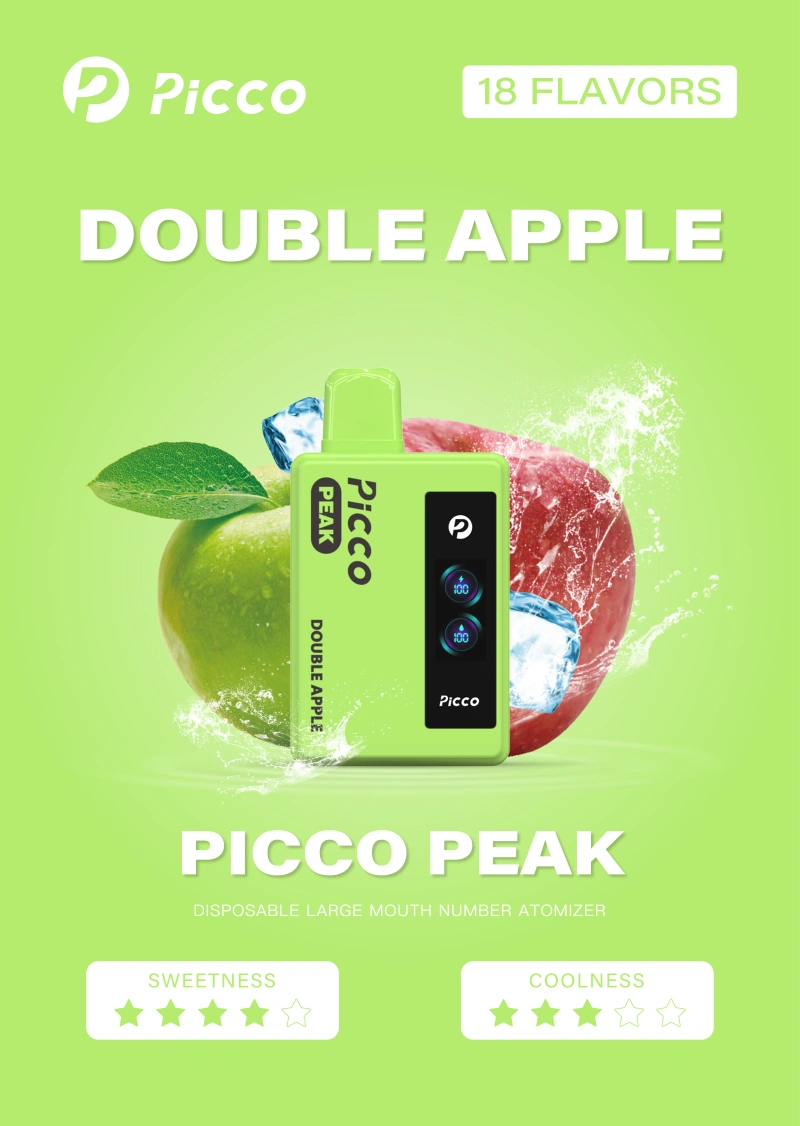 picco peak vape - double apple flavor