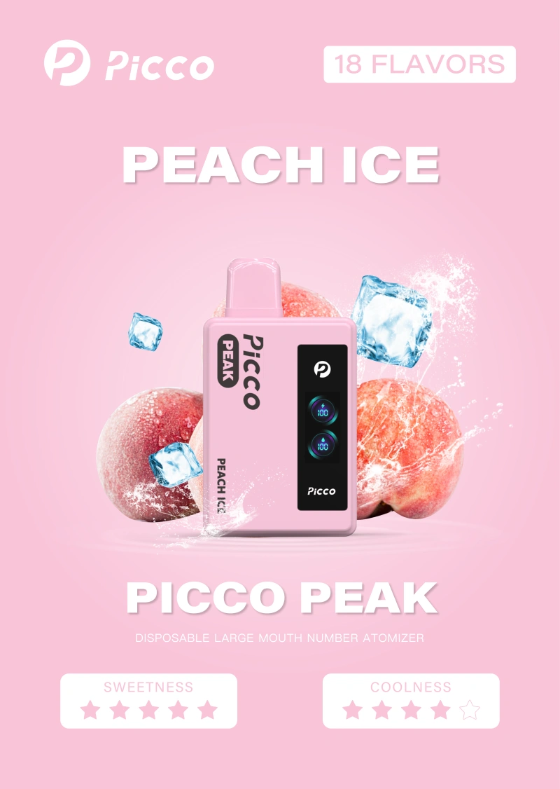 picco peak vape - peach ice flavor