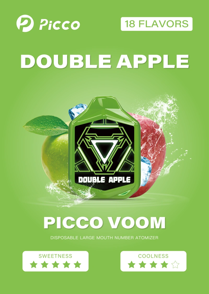 picco voom vape - double apple flavor