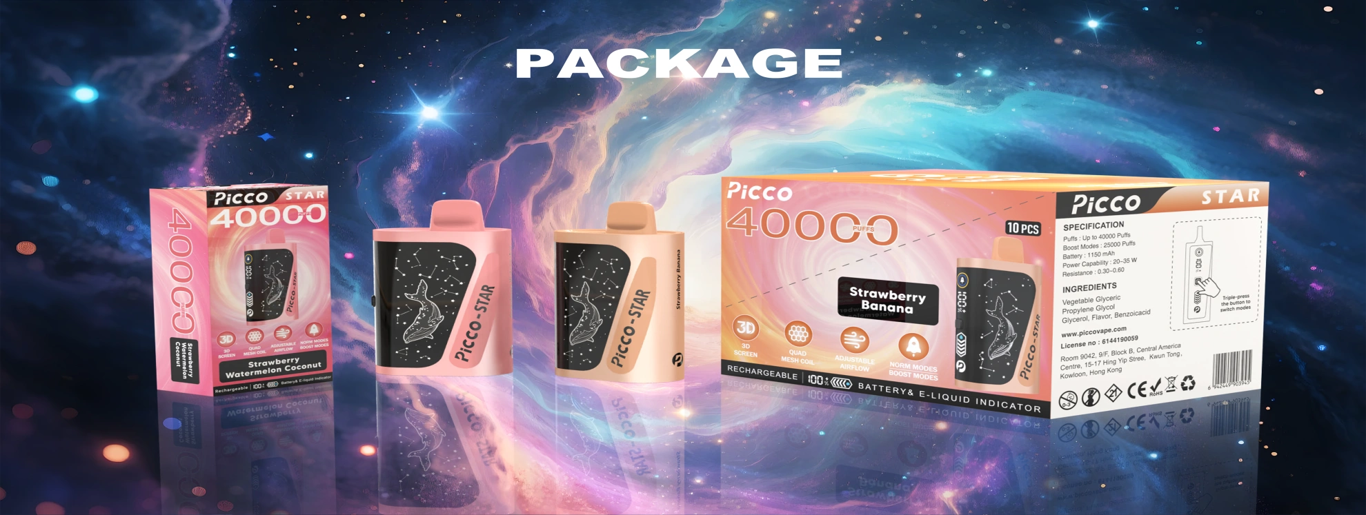 package of picco star